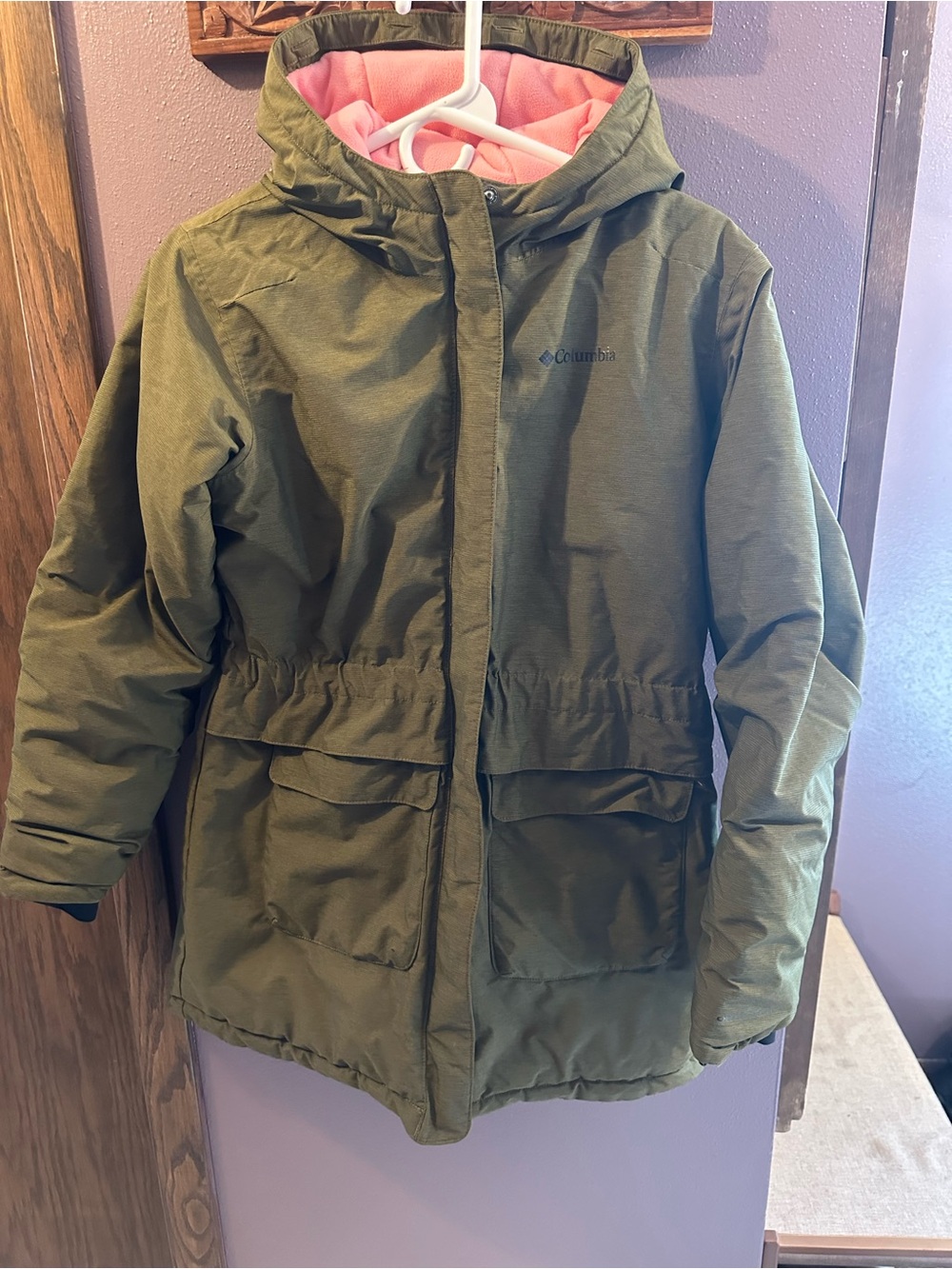 Columbia Girls' Nordic Strider II Jacket in Olive Green